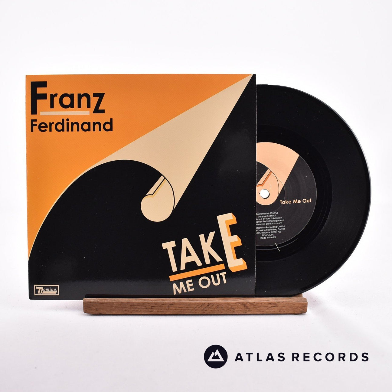 Franz Ferdinand Take Me Out 7" Vinyl Record - Front Cover & Record