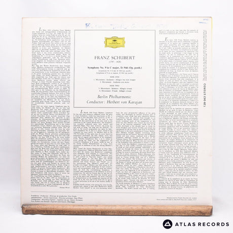 Franz Schubert - Symphonie Nr. 7 (9) - LP Vinyl Record - VG+/EX