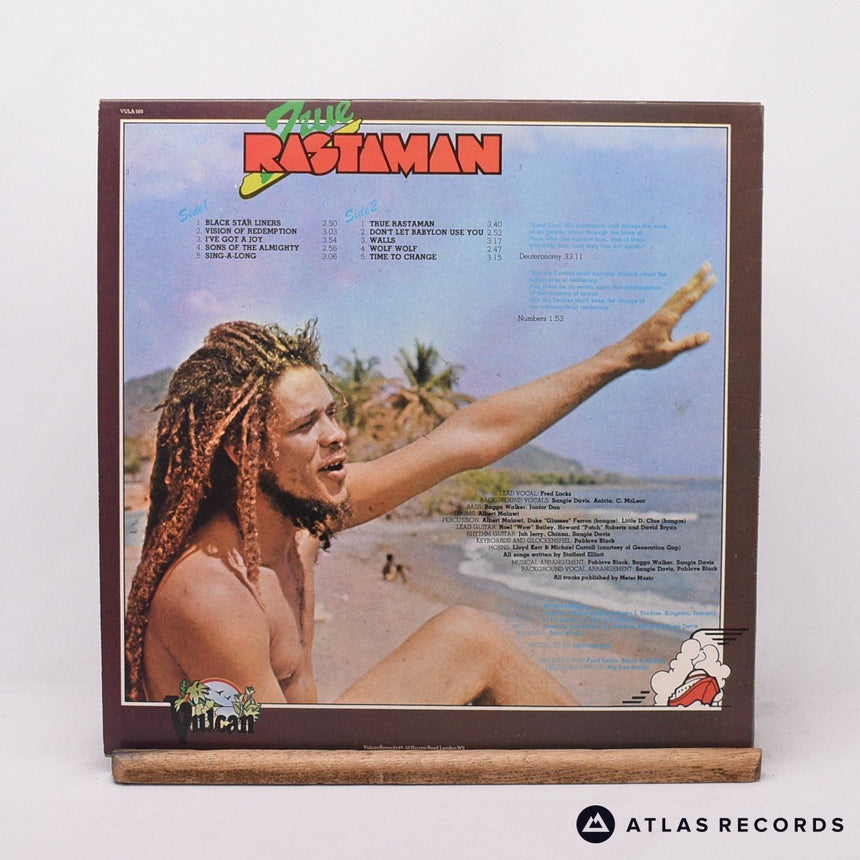 Fred Locks - Black Star Liner / True Rastaman - -A -B LP Vinyl Record - VG+/VG+