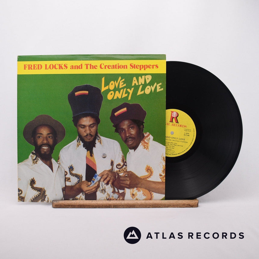 Fred Locks Love And Only Love LP Vinyl Record - Front Cover & Record