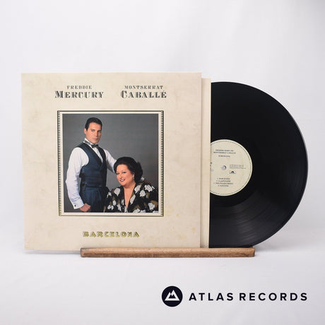 Freddie Mercury Barcelona LP Vinyl Record - Front Cover & Record