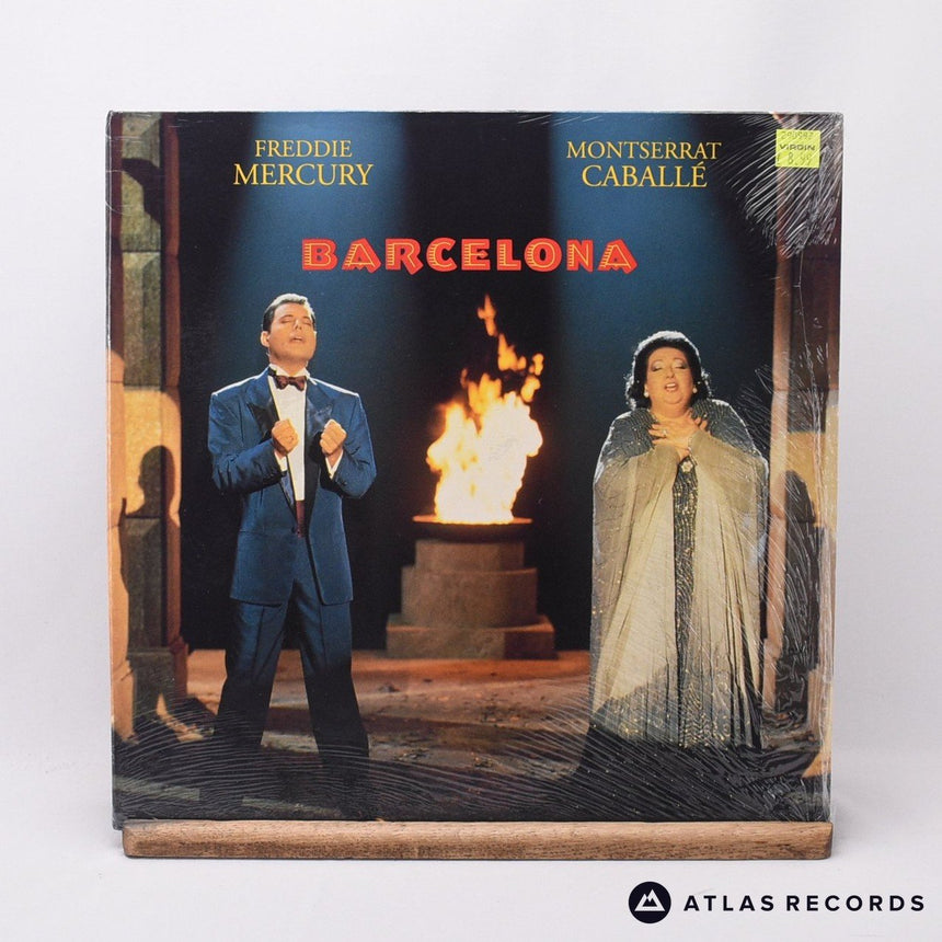 Freddie Mercury Barcelona LP Vinyl Record - Front Cover & Record