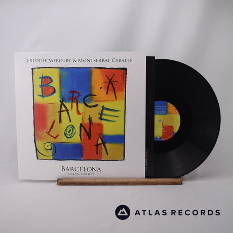 Freddie Mercury Barcelona LP Vinyl Record - Front Cover & Record
