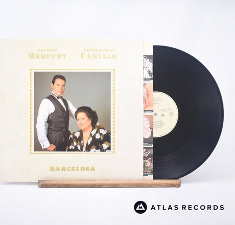 Freddie Mercury Barcelona LP Vinyl Record - Front Cover & Record