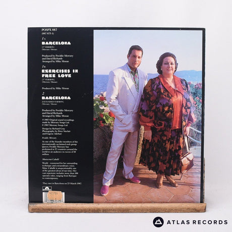 Freddie Mercury - Barcelona - 12" Vinyl Record - EX/VG