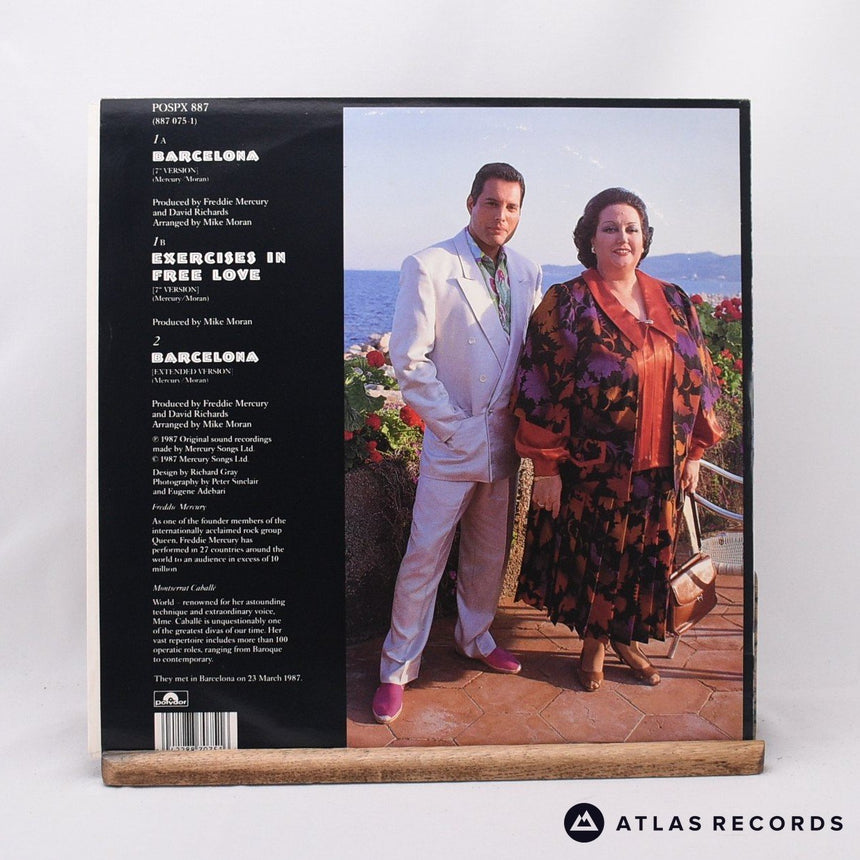 Freddie Mercury - Barcelona - Townhouse 12" Vinyl Record - EX/EX