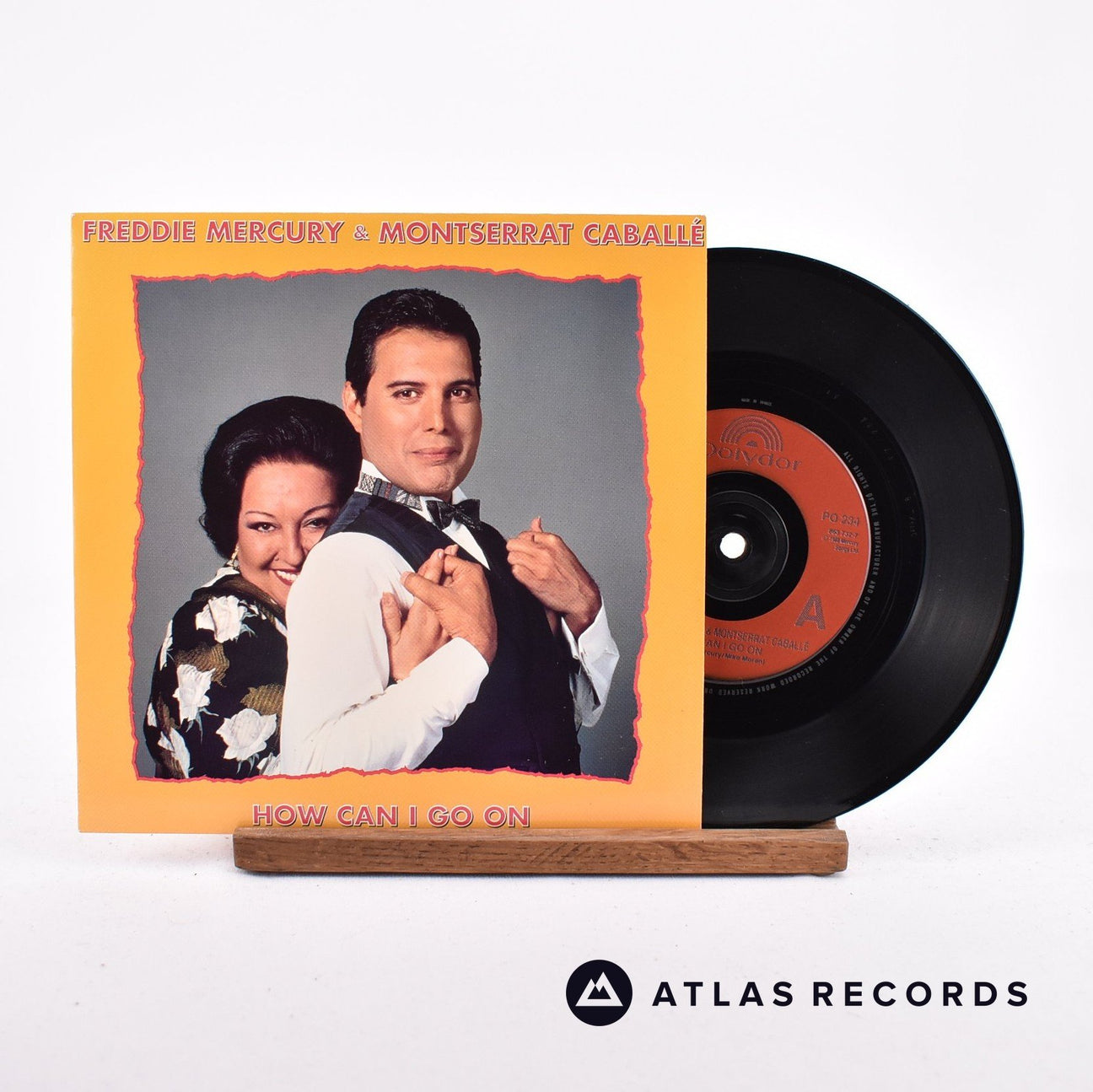 Freddie Mercury How Can I Go On 7" Vinyl Record - Front Cover & Record