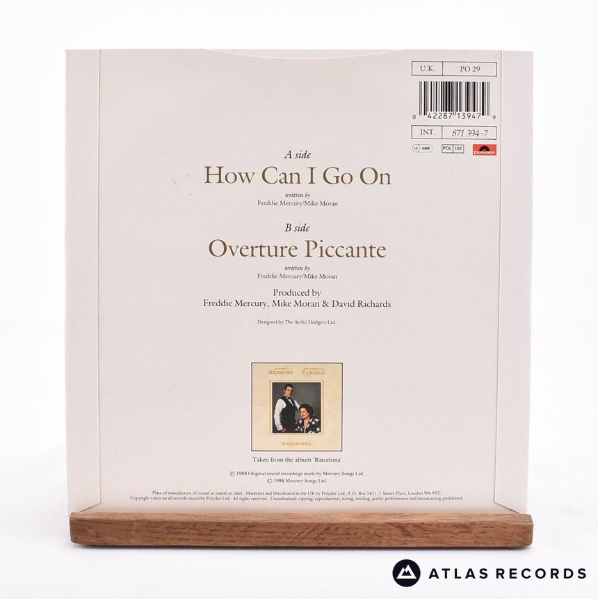 Freddie Mercury - How Can I Go On - 7" Vinyl Record - EX/VG+
