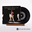 Freddie Mercury Living On My Own 7" Vinyl Record - Front Cover & Record