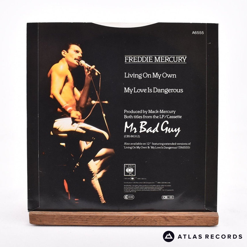 Freddie Mercury - Living On My Own - 7" Vinyl Record - VG+/EX
