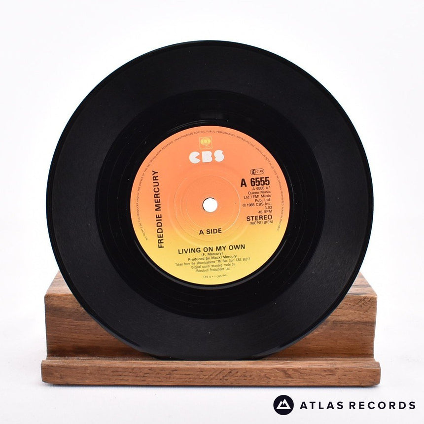 Freddie Mercury - Living On My Own - 7" Vinyl Record - VG+/EX