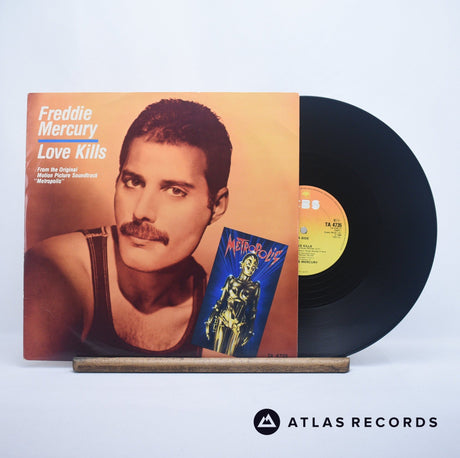 Freddie Mercury Love Kills 12" Vinyl Record - Front Cover & Record