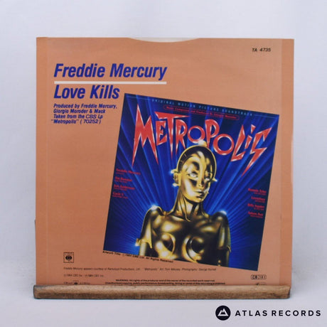 Freddie Mercury - Love Kills - A1 B1 12" Vinyl Record - EX/VG+