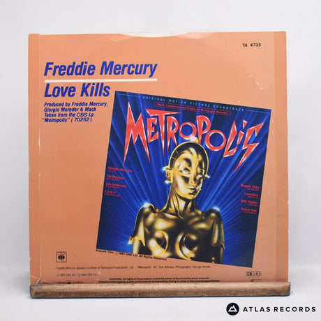 Freddie Mercury - Love Kills - 12" Vinyl Record - EX/EX
