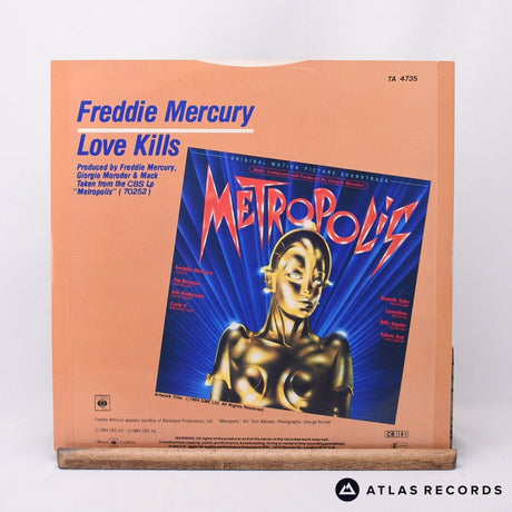 Freddie Mercury - Love Kills - 12" Vinyl Record - EX/EX
