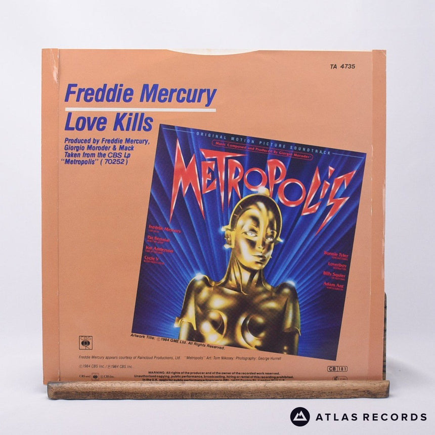 Freddie Mercury - Love Kills - 12" Vinyl Record - EX/VG+