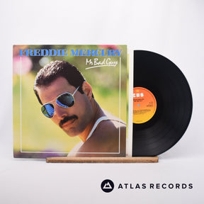 Freddie Mercury Mr. Bad Guy LP Vinyl Record - Front Cover & Record