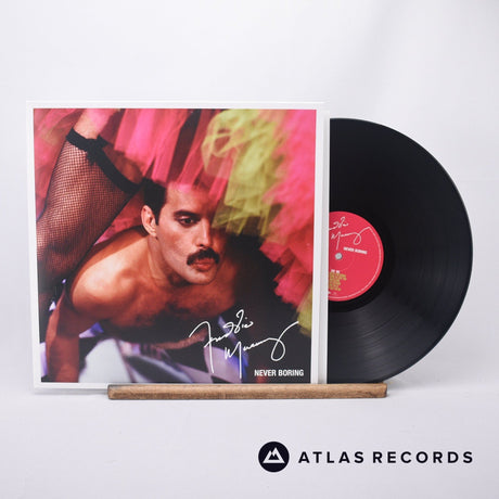 Freddie Mercury Never Boring LP Vinyl Record - Front Cover & Record