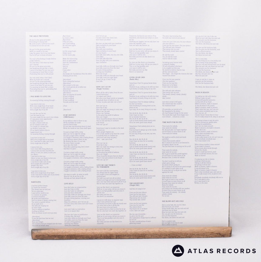 Freddie Mercury - Never Boring - 180G A1 B1 LP Vinyl Record - EX/NM