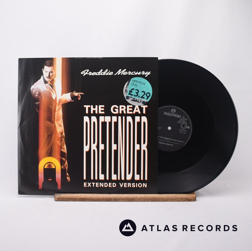 Freddie Mercury The Great Pretender 12" Vinyl Record - Front Cover & Record