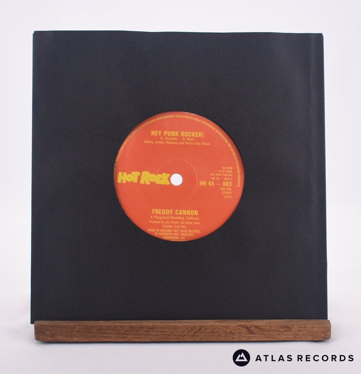 Freddy Cannon Hey Punk Rocker! 7" Vinyl Record - In Sleeve
