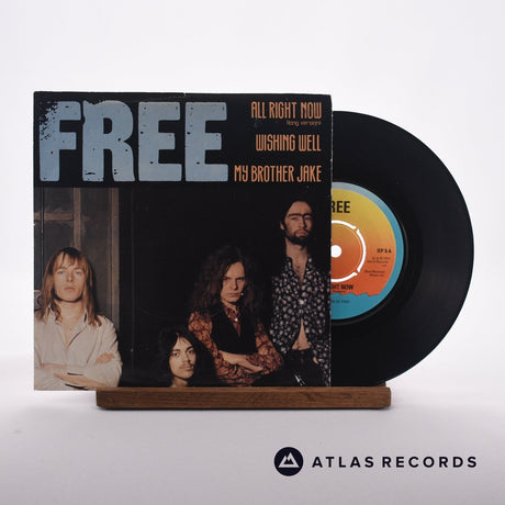 Free All Right Now 7" Vinyl Record - Front Cover & Record