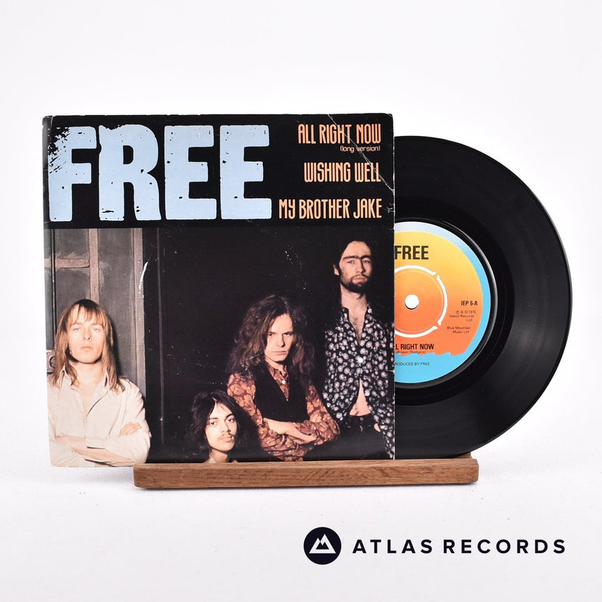 Free All Right Now 7" Vinyl Record - Front Cover & Record