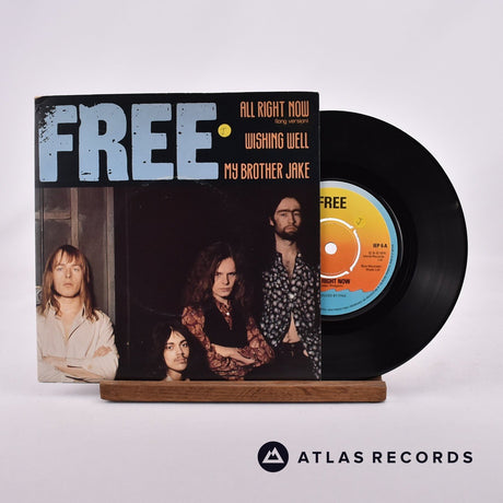 Free All Right Now 7" Vinyl Record - Front Cover & Record