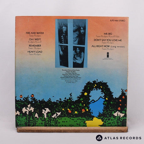 Free - Fire And Water - First Uk Press A//1 B//1 LP Vinyl Record - VG+/EX