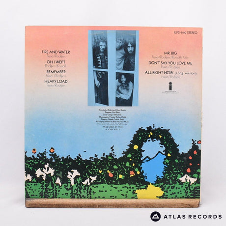 Free - Fire And Water - First Uk Press A//1 B//1 LP Vinyl Record - VG+/EX