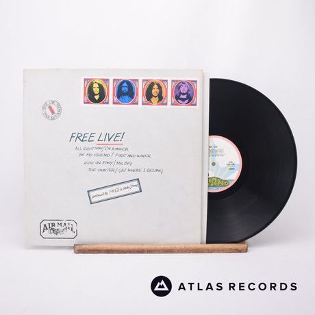 Free Free Live LP Vinyl Record - Front Cover & Record