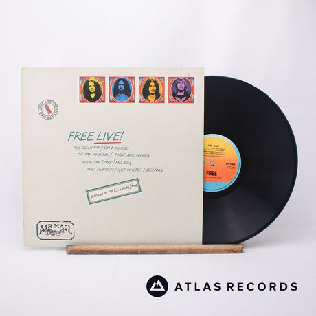 Free Free Live LP Vinyl Record - Front Cover & Record