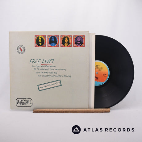 Free Free Live LP Vinyl Record - Front Cover & Record