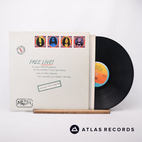 Free Free Live LP Vinyl Record - Front Cover & Record