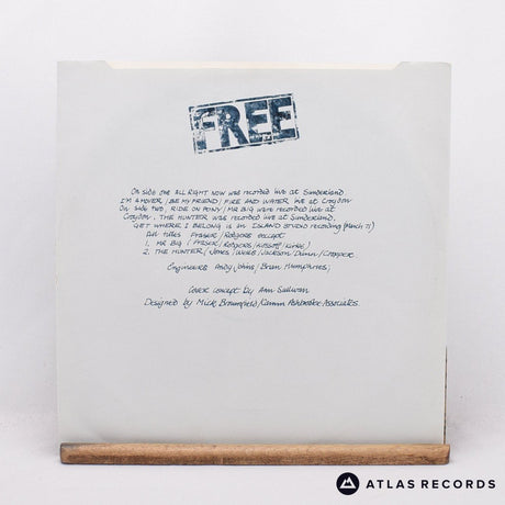 Free - Free Live - Envelope Sleeve A-1 B-1 LP Vinyl Record - EX/EX