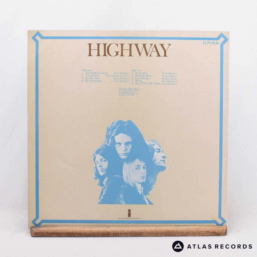 Free - Highway - Embossed Sleeve First Uk Press A-1 B-1 LP Vinyl Record - EX/VG+