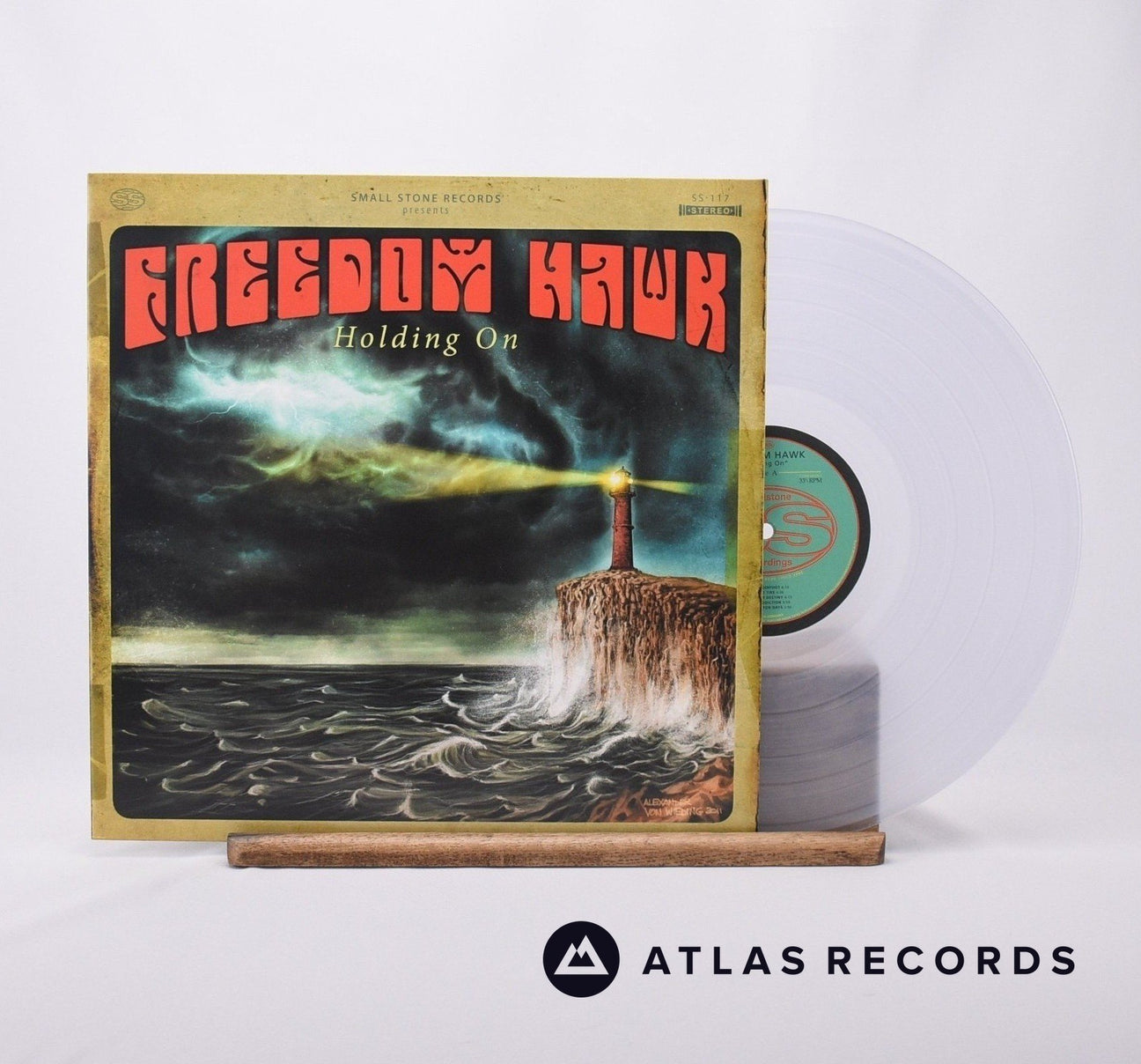 Freedom Hawk Holding On LP Vinyl Record - Front Cover & Record