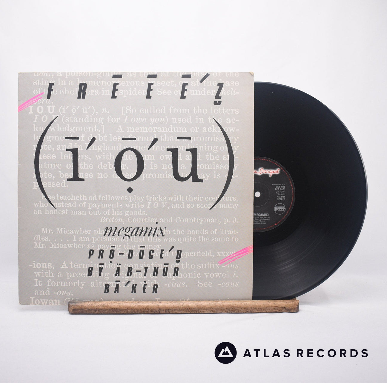 Freeez I.O.U. 12" Vinyl Record - Front Cover & Record
