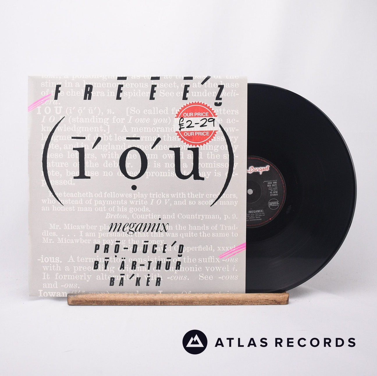 Freeez I.O.U. 12" Vinyl Record - Front Cover & Record