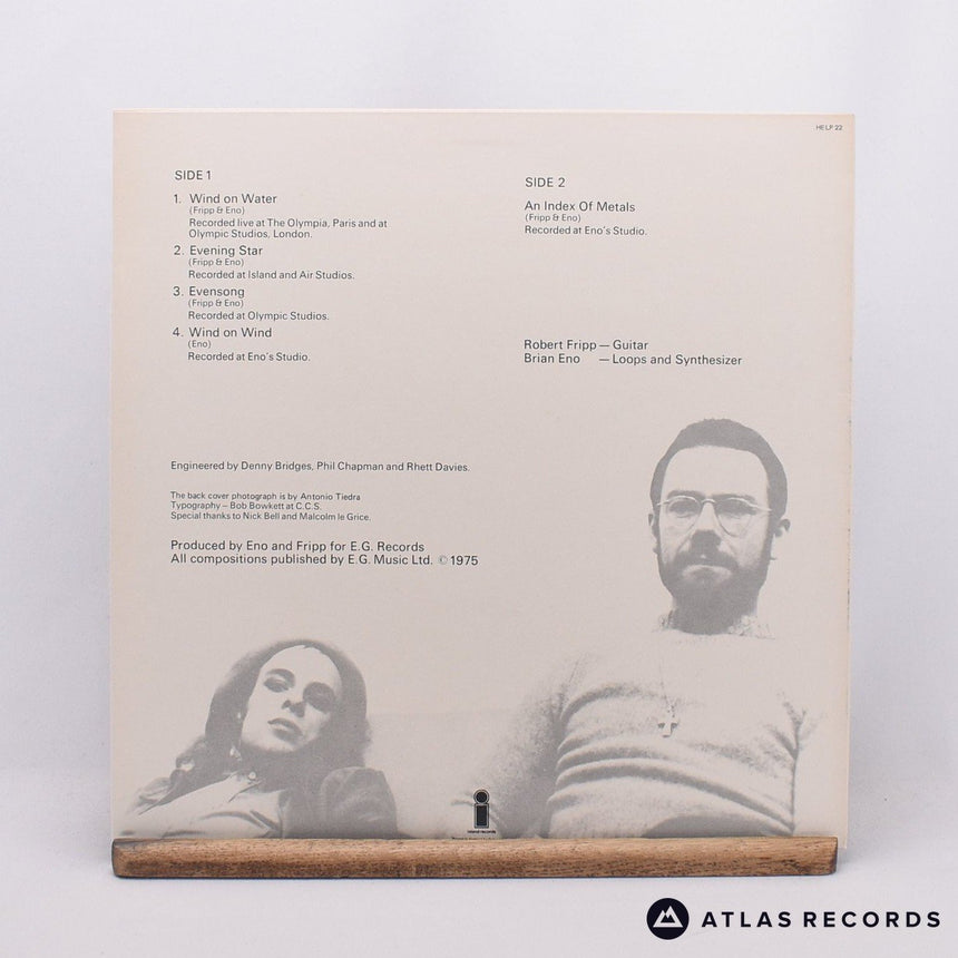 Fripp & Eno - Evening Star - First Uk Press A1 B1 LP Vinyl Record - EX/EX