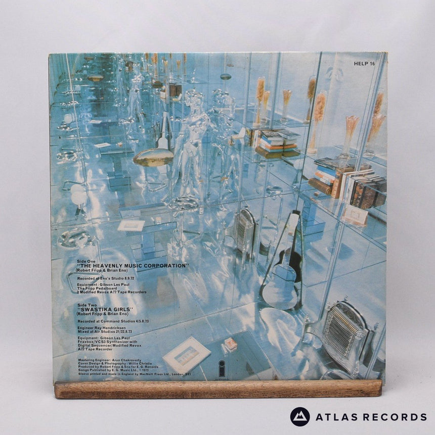 Fripp & Eno - (No Pussyfooting) - Gatefold A-1 B-1 LP Vinyl Record - EX/VG+