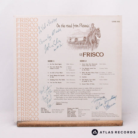 Frisco - On The Road From Phoenix To Frisco - Signed LP Vinyl Record - EX/EX