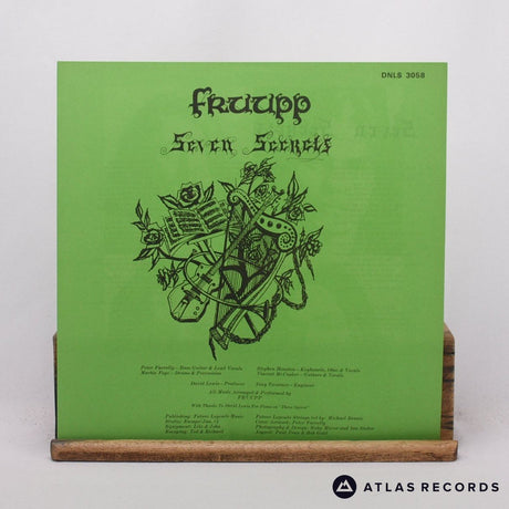 Fruupp - Seven Secrets - Lyric Sheet A-1 B-1 LP Vinyl Record - EX/NM