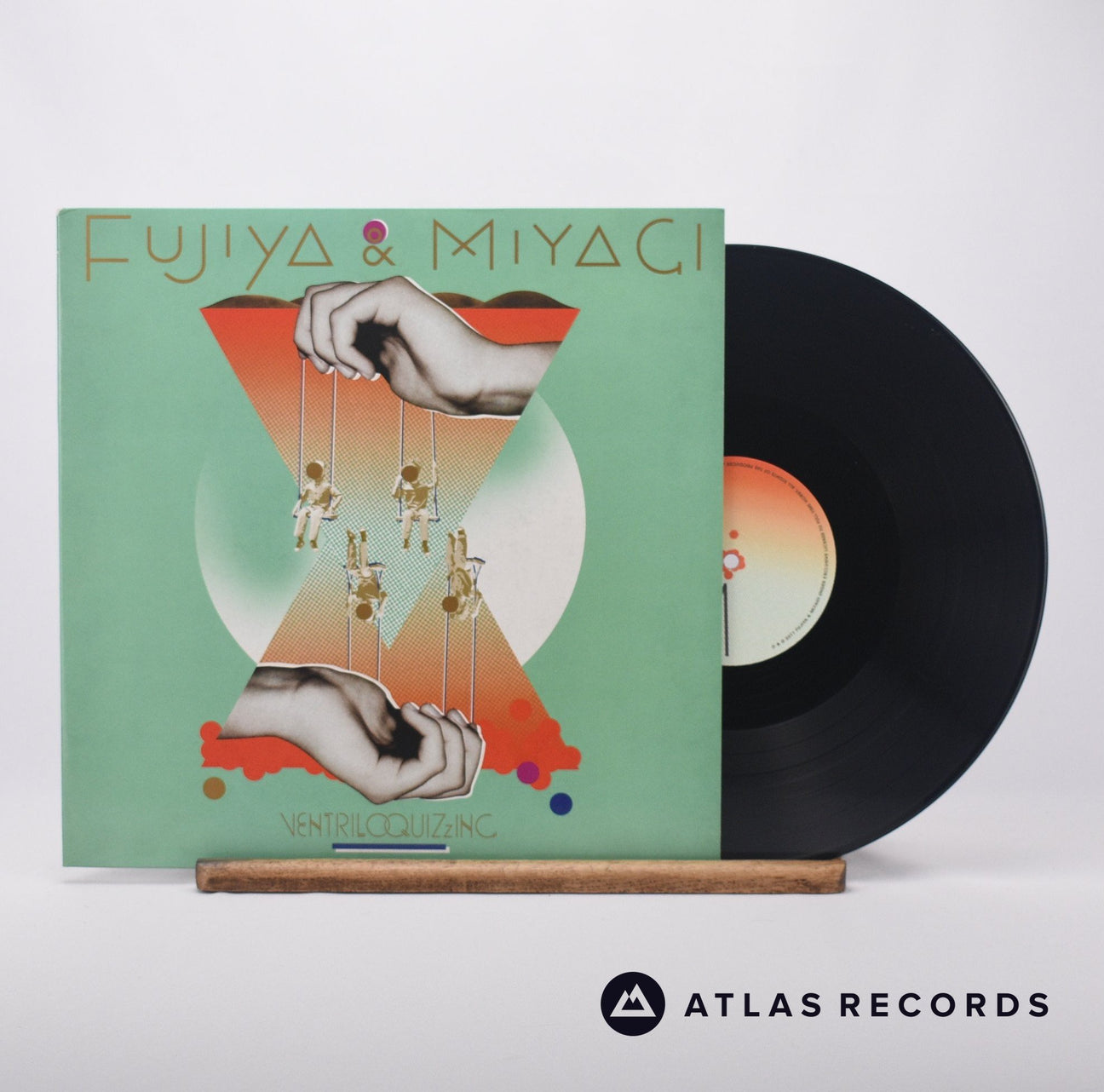 Fujiya & Miyagi Ventriloquizzing LP Vinyl Record - Front Cover & Record