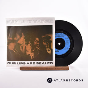 Fun Boy Three Our Lips Are Sealed 7" Vinyl Record - Front Cover & Record
