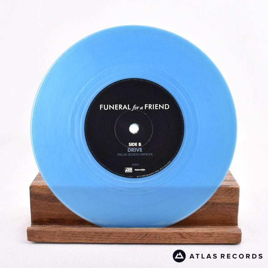 Funeral For A Friend - History - Blue Poster Sleeve 7" Vinyl Record - NM/NM