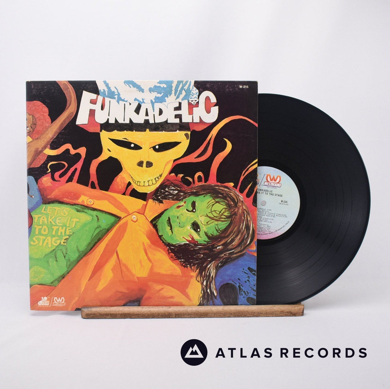 Funkadelic Let's Take It To The Stage LP Vinyl Record - Front Cover & Record