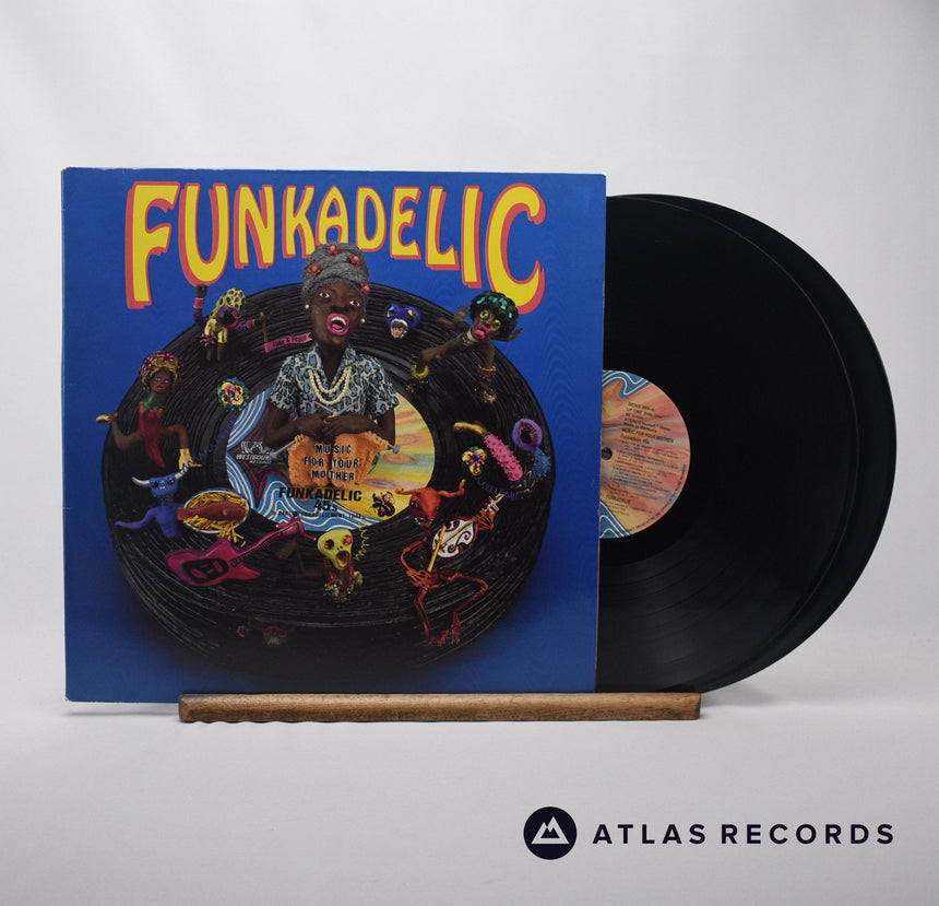 Funkadelic Music For Your Mother - Funkadelic 45s Double LP Vinyl Record - Front Cover & Record