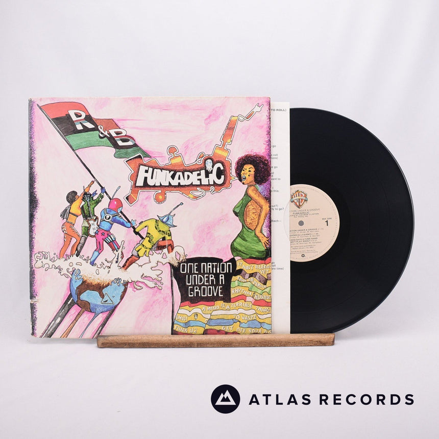 Funkadelic One Nation Under A Groove LP Vinyl Record - Front Cover & Record