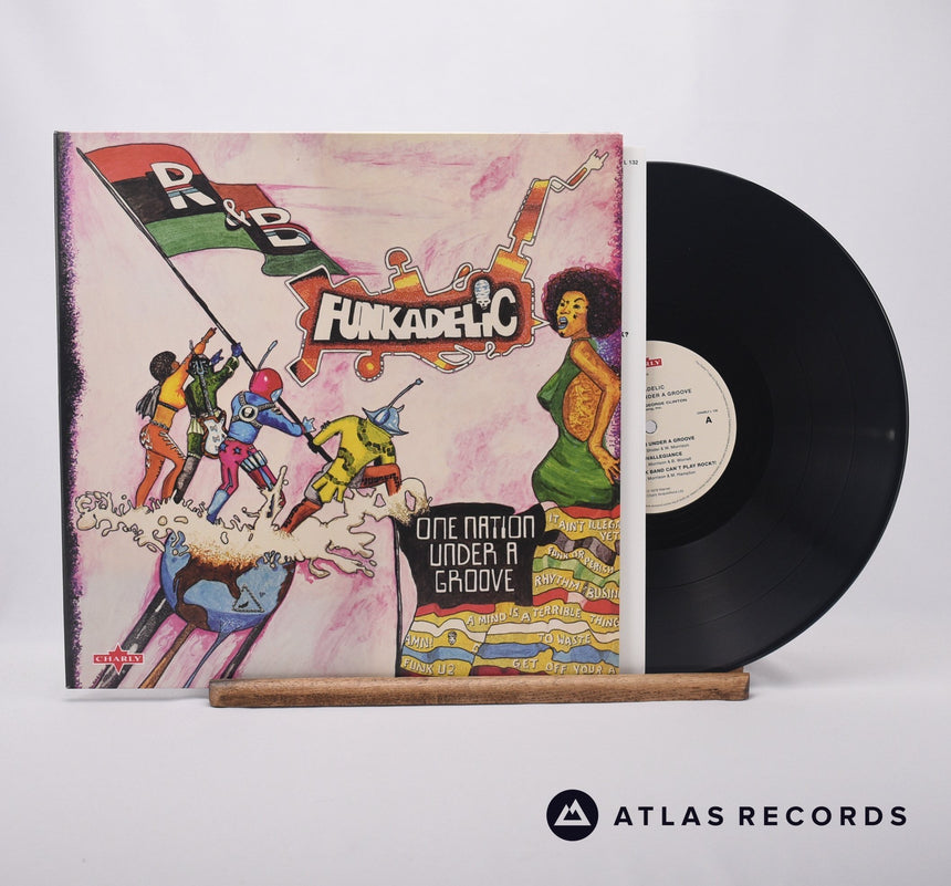 Funkadelic One Nation Under A Groove 7" + LP Vinyl Record - Front Cover & Record